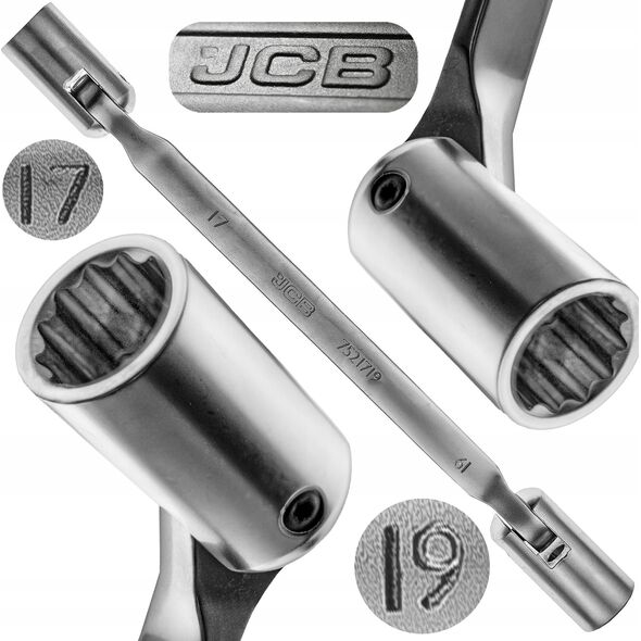 JCB JCB KLUCZ NASADOWY DWUSTRONNY 17x19mm