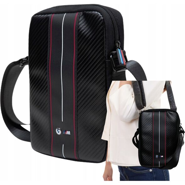 Etui na tablet BMW BMW Carbon Red Stripes - Torba na tablet 8" (czarny)