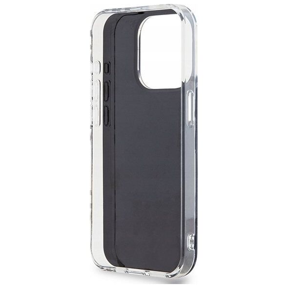 DKNY DKNY DKHCP15LHDLCEK iPhone 15 Pro 6.1" czarny/black hardcase IML Checkered Mono Pattern