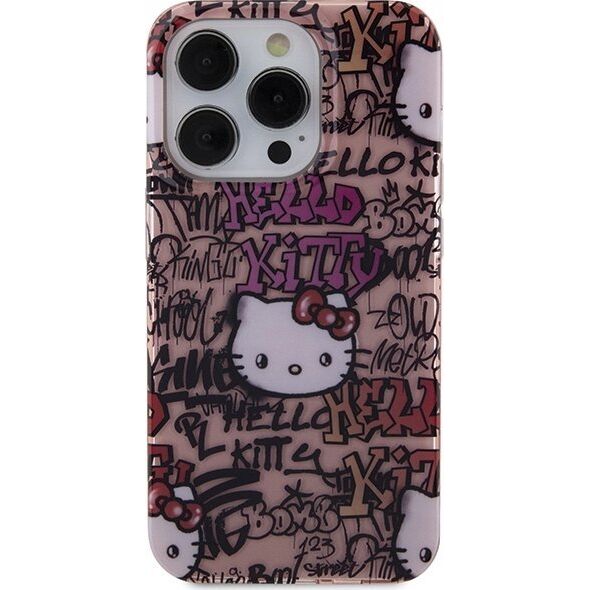 Sourcing Hello Kitty HKHCP14XHDGPTP iPhone 14 Pro Max 6.7" pink/pink hardcase IML Tags Graffiti