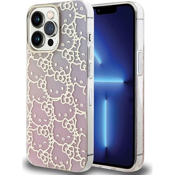 Sourcing Hello Kitty HKHCP15XHCHPEP iPhone 15 Pro Max 6.7" pink/pink hardcase IML Gradient Electrop Crowded Kitty Head