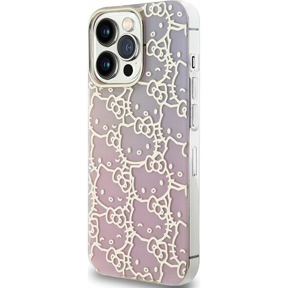 Sourcing Hello Kitty HKHCP15XHCHPEP iPhone 15 Pro Max 6.7" pink/pink hardcase IML Gradient Electrop Crowded Kitty Head
