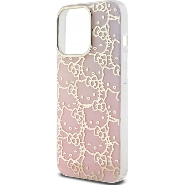Sourcing Hello Kitty HKHCP15XHCHPEP iPhone 15 Pro Max 6.7" pink/pink hardcase IML Gradient Electrop Crowded Kitty Head