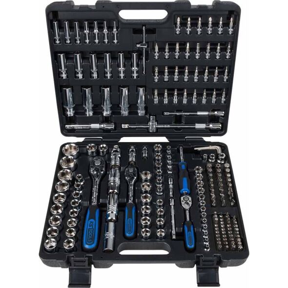 Zestaw narzędzi KS Tools KS Tools 1/4 + 3/8 + 1/2 CHROMEplus Socket Set   195 pcs