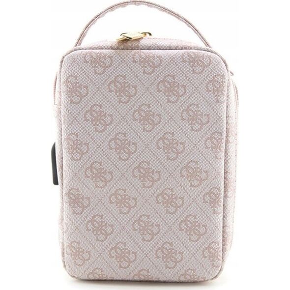 Guess Guess 4G Printed Stripes Travel Universal Bag - Organizer na akcesoria (Różowy)