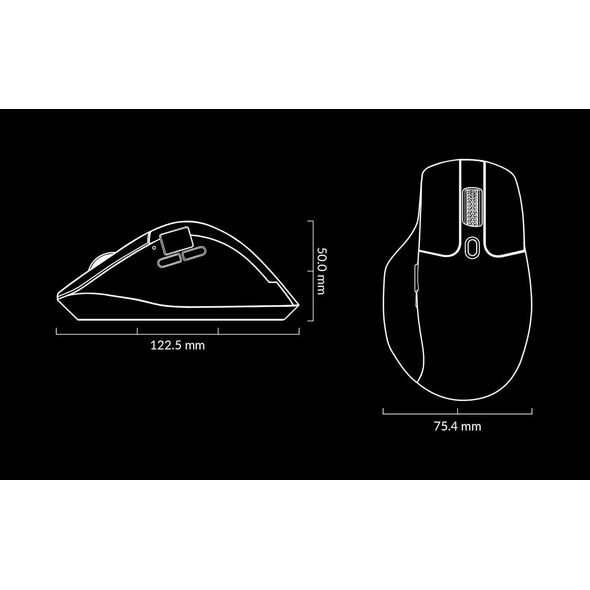 Mysz Keychron Keychron M6 Wireless Gaming Mouse (Black)