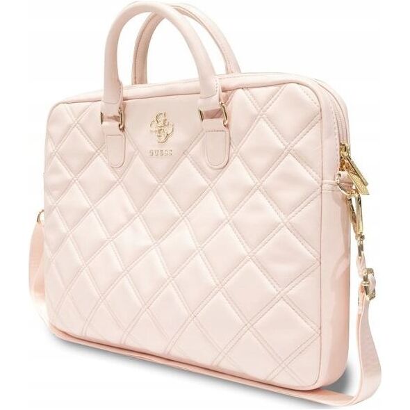 Torba Guess Guess Quilted 4G Computer Bag - Torba na notebooka 15" / 16" (różowy)