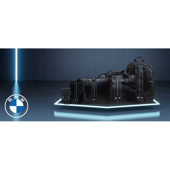 BMW BMW Carbon Blue Stripes Wallet Bag - Torebka na telefon (czarny)