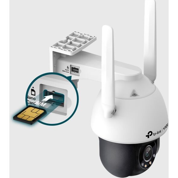 Kamera IP TP-Link Kamera VIGI C540-4G(4mm) 4MP 4G LTE Full-Color Pan/Tilt
