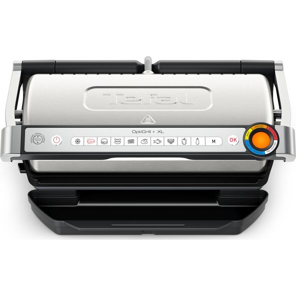 Grill elektryczny Tefal Tefal OptiGrill+ XL GC728D10 inteligentní gril, 9 programů, ukazatel propečení, měření tloušťky, odkapávací nádoba