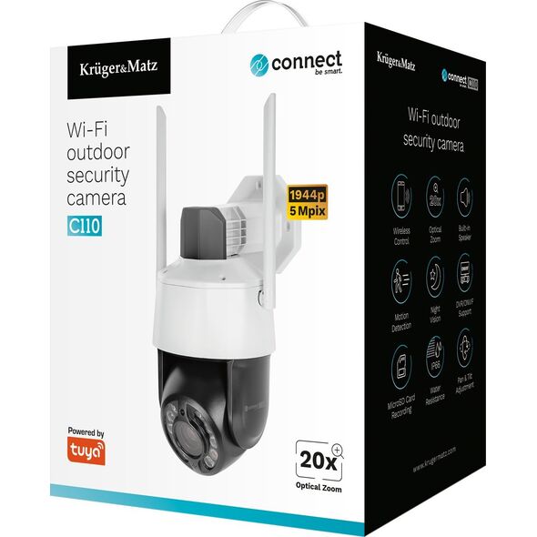 Kruger&Matz Kamera Wi-Fi zewnętrzna Kruger&amp|Matz Connect C110 Tuya