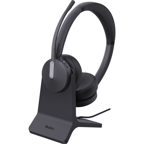 Słuchawki Yealink Yealink BH70 Microsoft Teams Zestaw słuchawkowy Bezprzewodowy Opaska na głowę Biuro/centrum telefoniczne Bluetooth Czarny