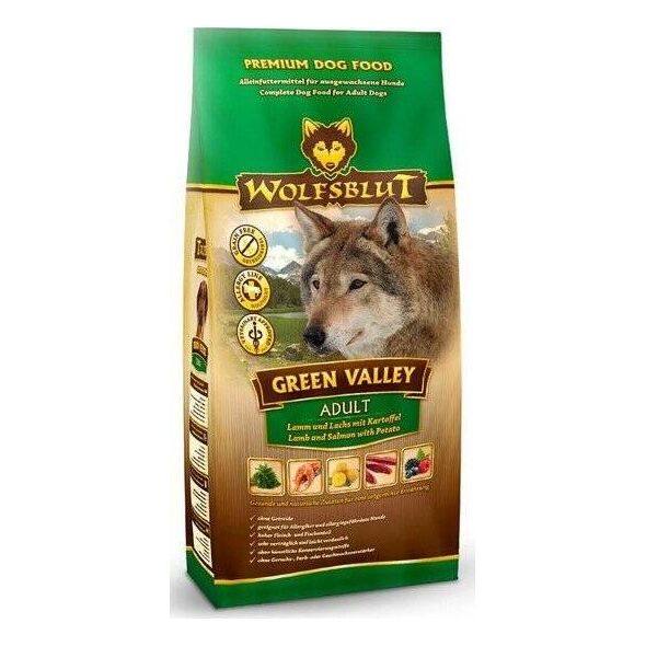 Wolfsblut Wolfsblut Green Valley Karma Dla Psa Jagnięcina Łosoś 12,5kg