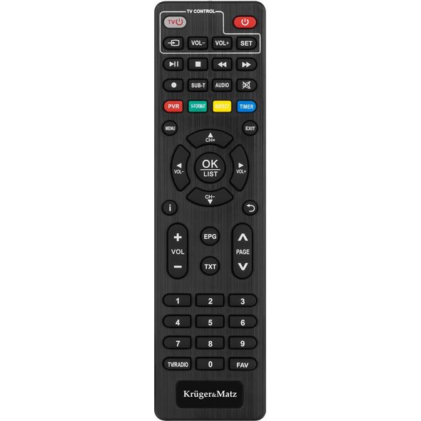 Pilot RTV Kruger&Matz Pilot do tunera DVB-T2 KM0550D