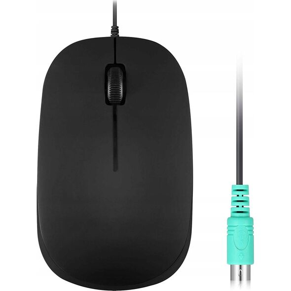 Mysz Perixx Mouse, Perixx PERIMICE-201 P B, optical, PS/2, black