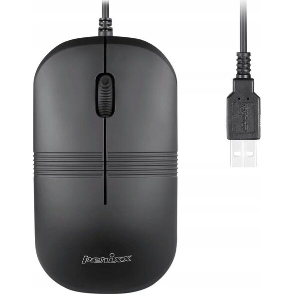 Mysz Perixx Perixx PERIMICE-503 B, waterproof mouse, USB wired, black