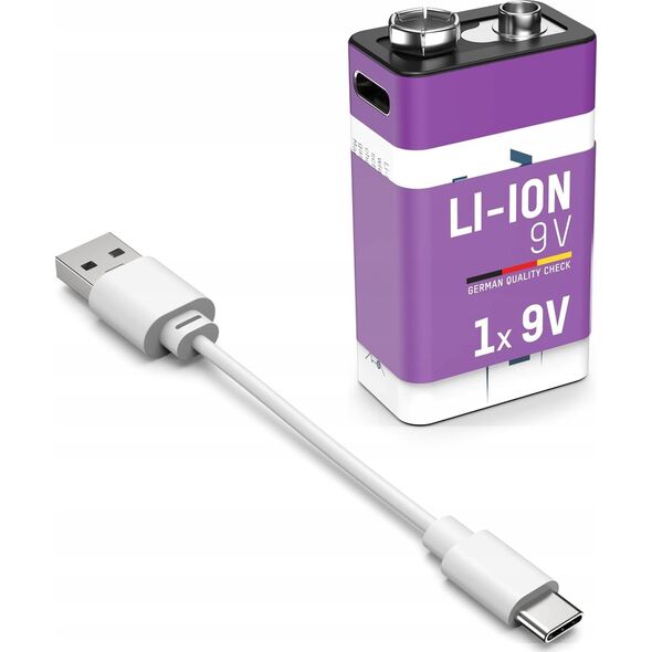 Ansmann ANSMANN 1315-0005 Li-Ion battery 9V E-Block type 400 (min. 340 mAh) 1 box