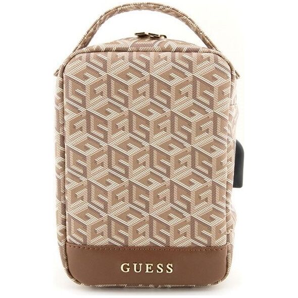 Triton Guess Torba GUHBHGCFSEW Organizer brązowy/brown GCube Stripe