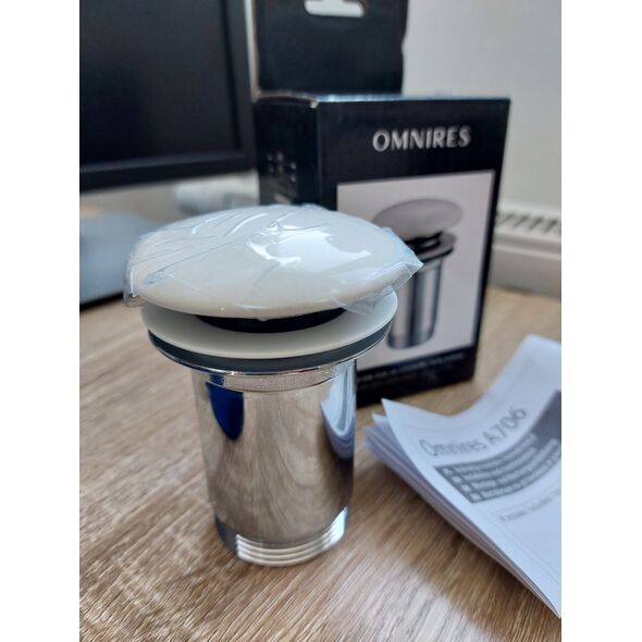 Omnires Dugno vožtuvas baltos spalvos Omnires A706BP