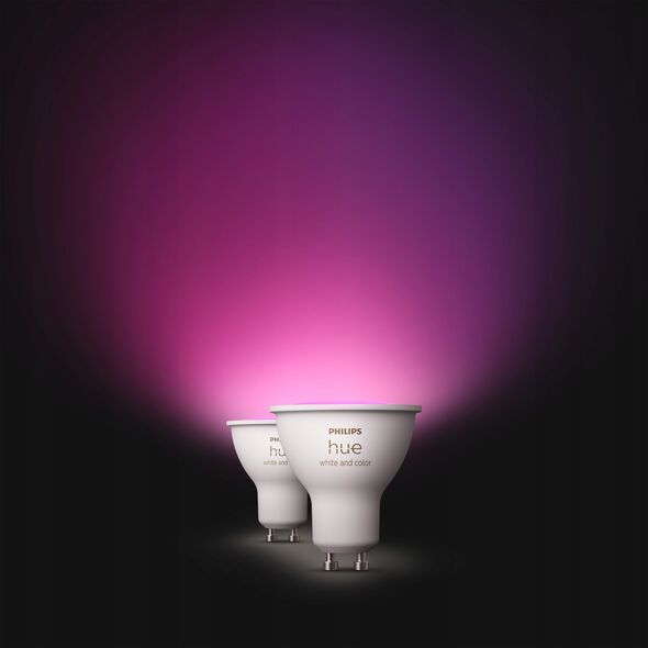 Signify Philips Hue White & Col. Amb. GU10 Doppelpack 2x350lm*
