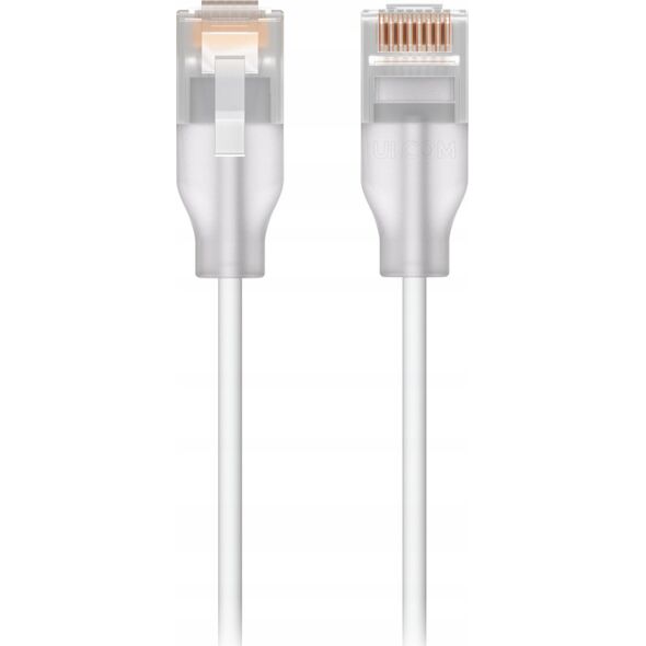 Ubiquiti UACC-Cable-Patch-EL-1M-W kabel sieciowy Półprzezroczysty, Biały Cat6