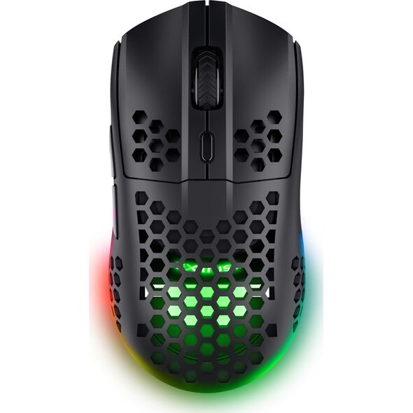 Mysz Trust TRUST bezdrátová myš GXT 929 Helox Lightweight, RGB, Černá