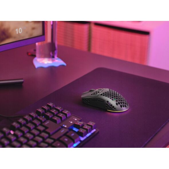 Mysz Trust TRUST bezdrátová myš GXT 929 Helox Lightweight, RGB, Černá