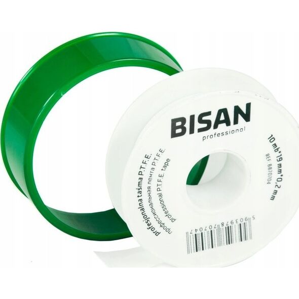 Bisan Profesjonalna taśma Bisan B870704 P.T.F.E 0,20mm/19mm/10mb zielona