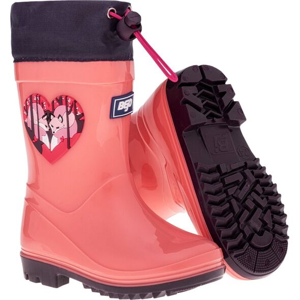 Bejo Dziecięce kalosze Bejo Kai Wellies Kids salmon rose/winter bloom rozmiar 22