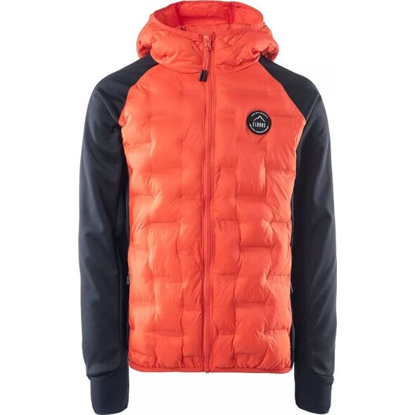 Elbrus Dziecięca kurtka przejściowa softshell z ociepleniem pikowana Elbrus Emini Tb pomarańczowo-czarna rozmiar 164