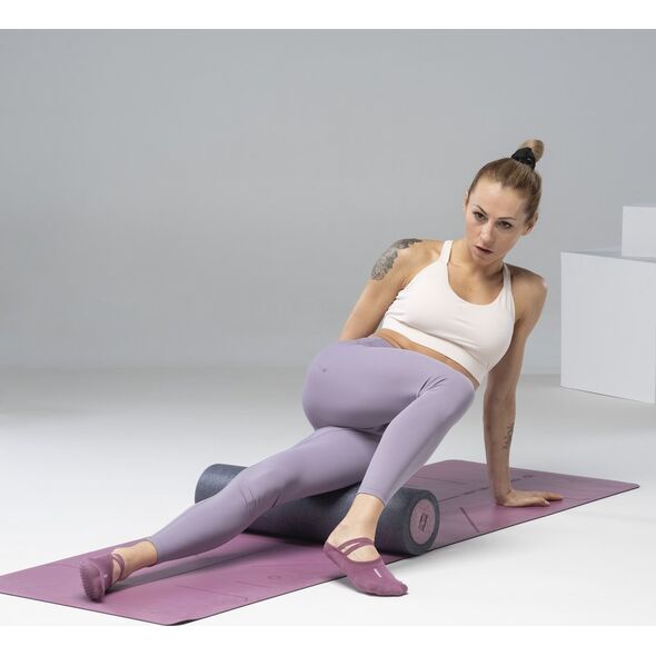 IQ Damskie legginsy oddychające szybkoschnące trening fitness bieganie IQ Lemini Wmns fioletowe rozmiar L