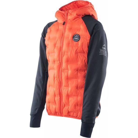 Elbrus Dziecięca kurtka przejściowa softshell z ociepleniem pikowana Elbrus Emini Tb pomarańczowo-czarna rozmiar 158