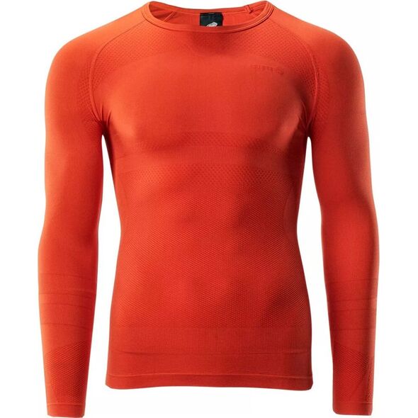 Iguana Męska bluza termoaktywna Iguana GAMBELL TOP cherry tomato rozmiar M/L