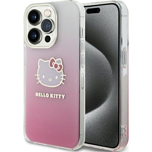 Sourcing Hello Kitty HKHCP14LHDGKEP iPhone 14 Pro 6.1" pink/pink hardcase IML Gradient Electrop Kitty Head