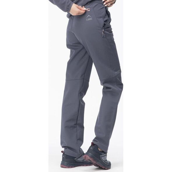 Elbrus Damskie spodnie turystyczne trekkingowe techniczne softshell Elbrus Magnus Wo's membrana 10000 rozmiar XS