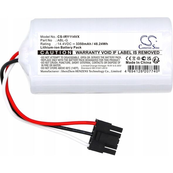 Akumulator Bateria typu ABL-G do iRobot Roomba Combo Essential Y011040 / CS-IRY114VX