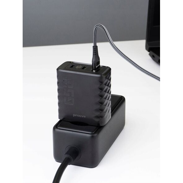 Ładowarka Sieciowa 230V Szybkie Ładowanie 65W 2 USB-C USB Typ-C + USB-A GAN / Speed Surge Gan 65W
