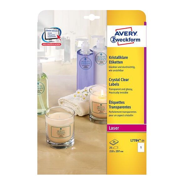 Avery Zweckform ETYK.ZF 7784 210X297 25 ARK./25/ ETYKIETA - 7784-25
