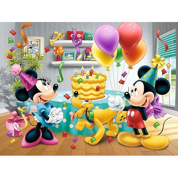 Trefl Puzzle 30el. Myszka Miki Tort urodzinowy (18211)