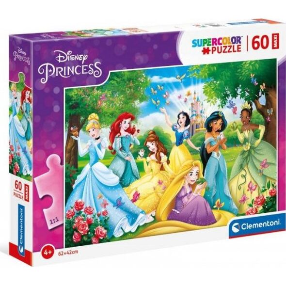 Clementoni Puzzle 60 elementów Maxi - Księżniczki Disneya