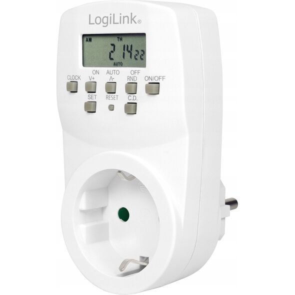 LogiLink Logilink Zeitschaltuhr, Digitaler Timer, Weiss