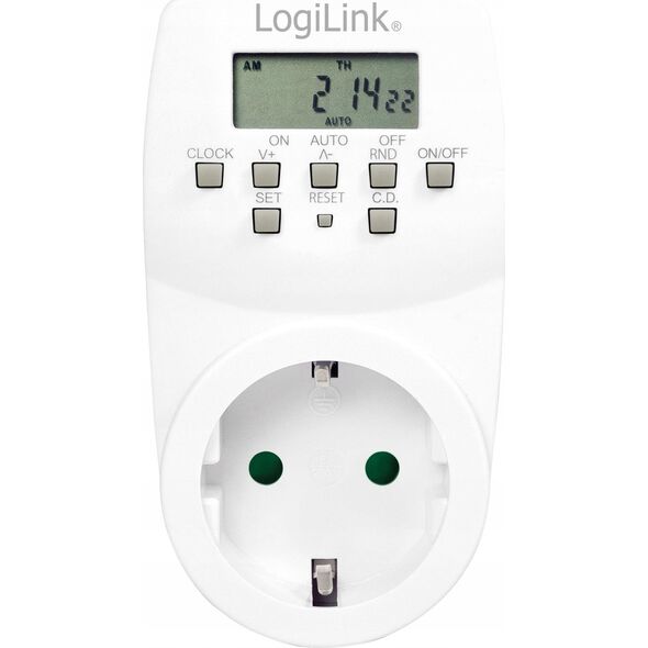 LogiLink Logilink Zeitschaltuhr, Digitaler Timer, Weiss