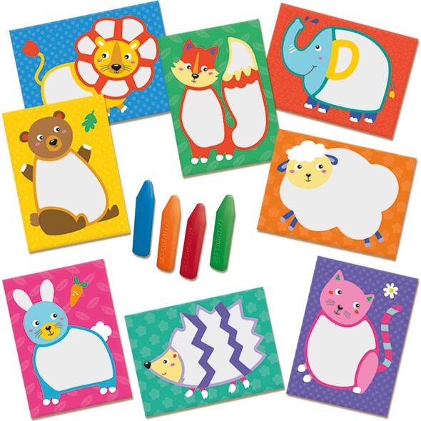 SES SES My first crayons Animal cards