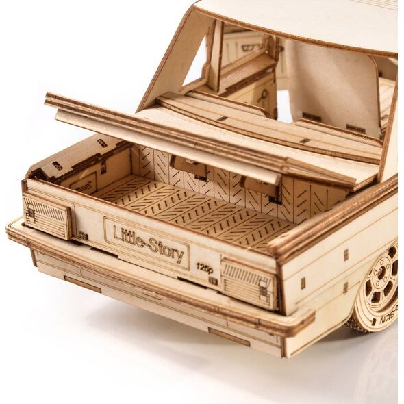 Little-Story Little Story Drewniane Puzzle Model 3D - FSO Fiat 125p