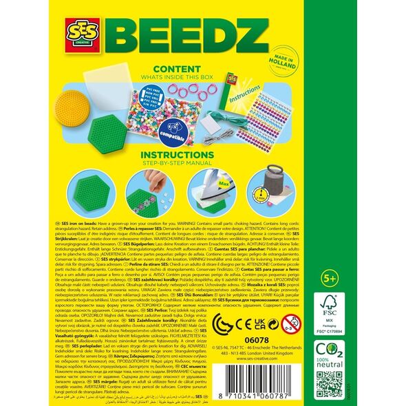 SES SES Koraliki prasowanka biżuteria 06078 60787