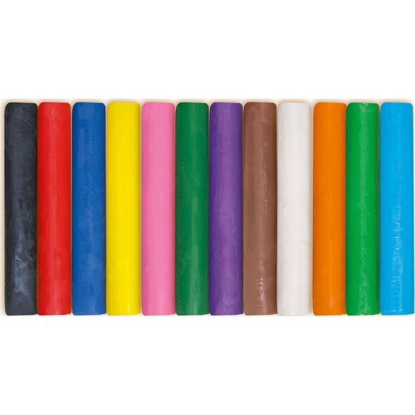SES SES Plastelina 12 kolorów 180g 00406 04064