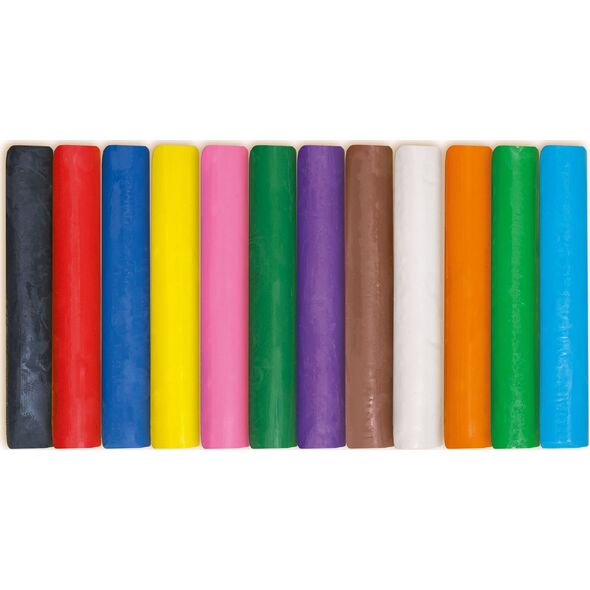 SES SES Plastelina 12 kolorów 180g 00406 04064