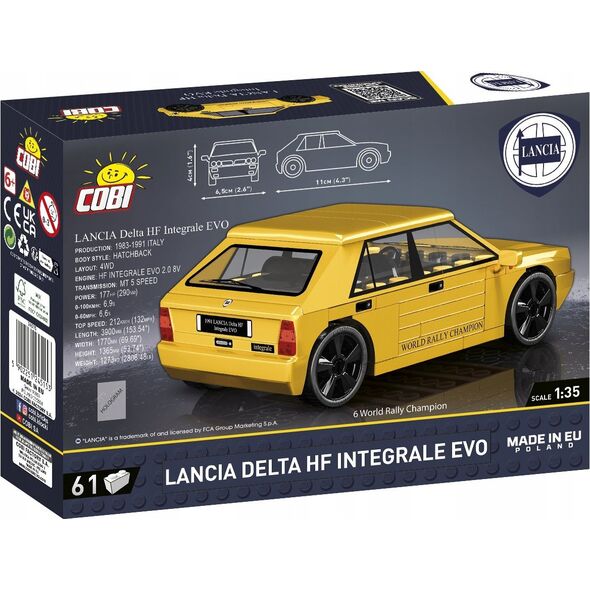 Cobi COBI 24515 Youngtimer Lancia Delta HF Integrale EVO 1991 61 klocków