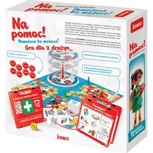 Jawa Jawa Gra edukacyjna planszowa Na pomoc! Pomożesz bo możesz! GR0716