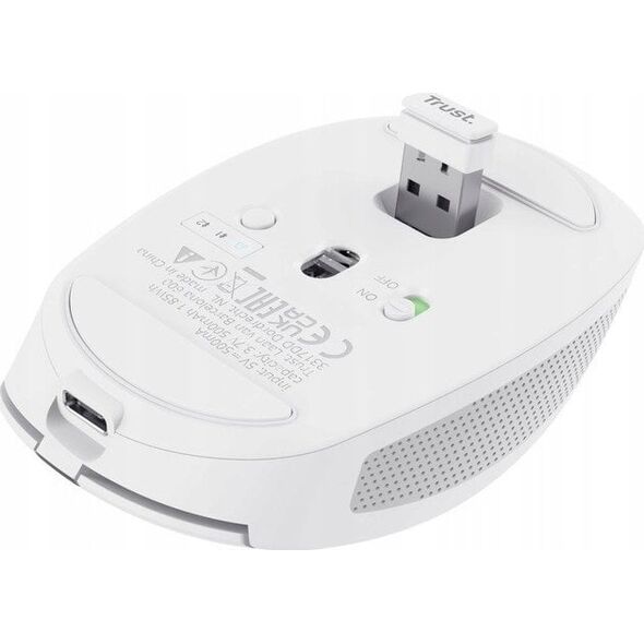 Mysz Trust Ozaa Compact biała (24933)